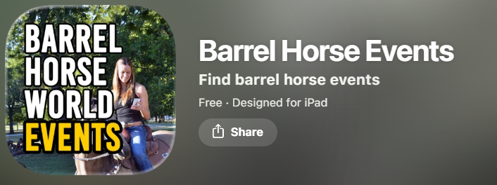 Barrel Horse World Events